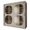 Schuifdeurkasten-Meubella - Kledingkast Bravanti - Beige - 200 cm