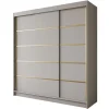Meubella - Kledingkast Eagle - Beige - 200 cm