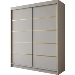 Kledingkasten|Kledingkasten-Meubella - Kledingkast Eagle - Beige - 180 cm