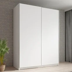 Meubella - Kledingkast Ganaro - Wit - 150 cm