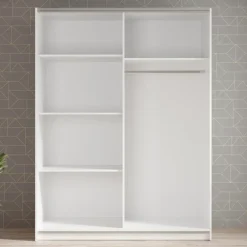 Meubella - Kledingkast Ganaro - Wit - 150 cm
