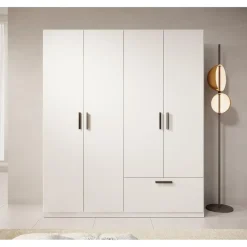 Meubella - Kledingkast Lillian - Wit - 180 cm