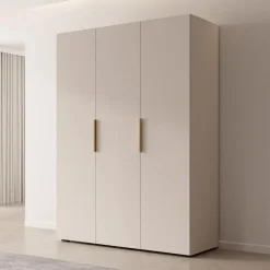 Draaideurkasten-Meubella - Kledingkast Marquesa - Beige - 150 cm