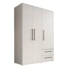 Kledingkasten|Kledingkasten-Meubella - Kledingkast Mayen - Wit - 145 cm