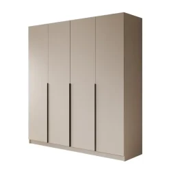 Draaideurkasten-Meubella - Kledingkast Sabre - Beige - 200 cm
