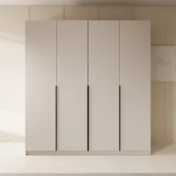 Draaideurkasten-Meubella - Kledingkast Sabre - Beige - 200 cm