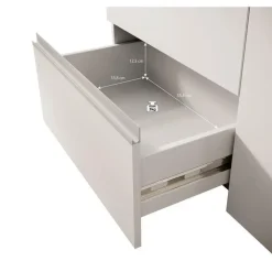 Schuifdeurkasten-Meubella - Kledingkast Walter - Eiken - Grijs - 200 cm