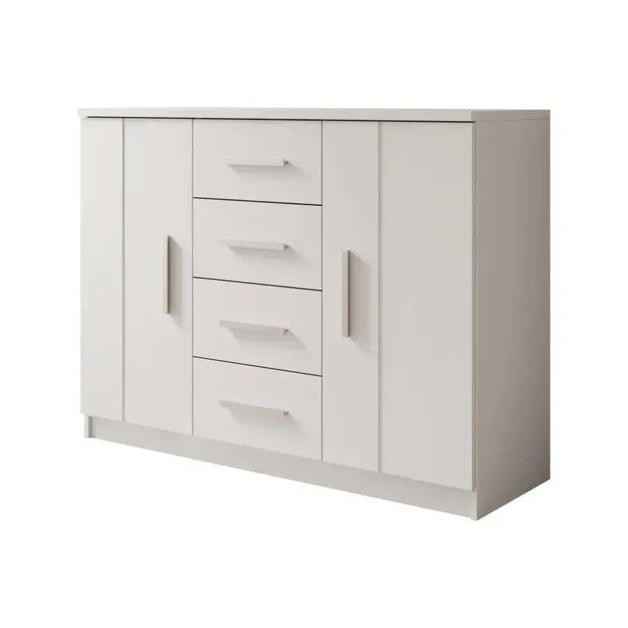 Dressoirs-Meubella - Ladekast Blake - Wit - 120 cm