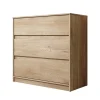Ladekasten|Ladekasten-Meubella - Ladekast Cuarto - Eiken - 91 cm