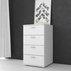 Meubella - Ladekast Dento - Wit - 50 cm