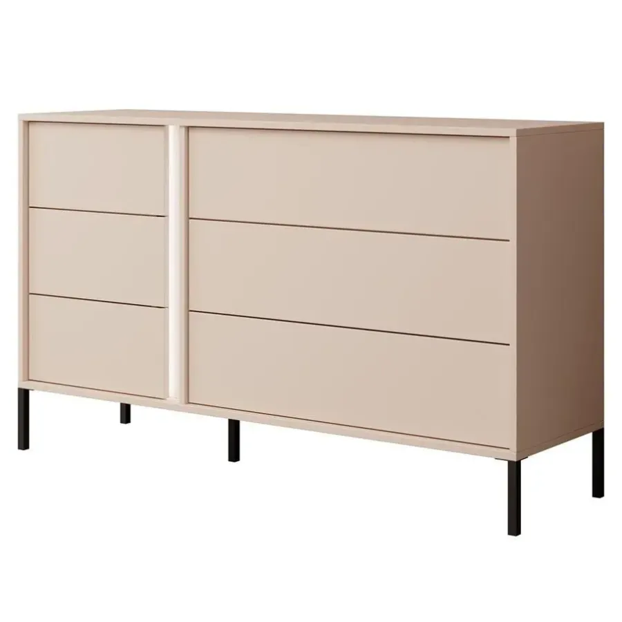 Meubella - Ladekast Desert - Beige - 137 cm