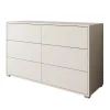 Ladekasten|Ladekasten-Meubella - Ladekast Gideon - Wit - 120 cm