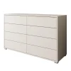 Ladekasten|Ladekasten-Meubella - Ladekast Gideon 2 - Wit - 120 cm
