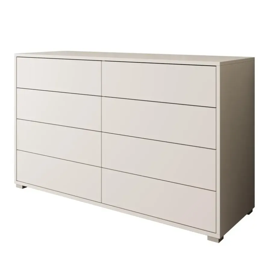 Ladekasten|Ladekasten-Meubella - Ladekast Gideon 2 - Wit - 120 cm