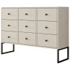 Meubella - Ladekast Lyndall - Beige - 115 cm