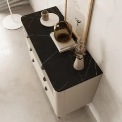 Ladekasten|Ladekasten-Meubella - Ladekast Mace - Beige - 90 cm