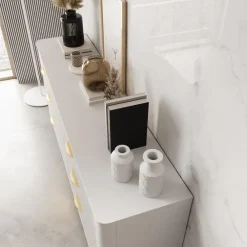 Ladekasten|Ladekasten-Meubella - Lima - Ladekast - Wit - 163 cm
