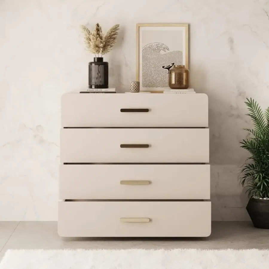 Meubella - Luzon - Ladekast - Beige - 100x44x92 cm