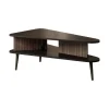 Salontafels-Meubella - Salontafel Pedro - Donker eiken - Zwart eiken - 100 cm