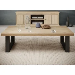 Meubella - Salontafel Vince - Eiken - 130 cm