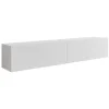 Tv Meubels-Meubella - TV-Meubel Asilento - Mat wit - 180 cm
