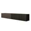 Tv Meubels-Meubella - TV-Meubel Caius - Zwart - 200 cm