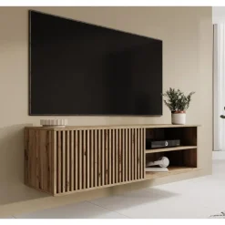 Meubella - TV-Meubel Evy - Eiken - 150 cm