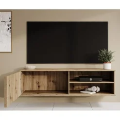 Meubella - TV-Meubel Evy - Eiken - 150 cm