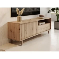 Meubella - TV-Meubel Fuzeta - Eiken - 152 cm