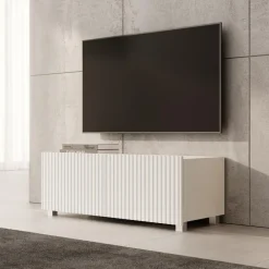 Meubella - TV-Meubel Kenderes - Wit - 100 cm
