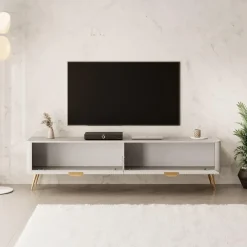 Meubella - TV-Meubel Lima - Beige - 200 cm