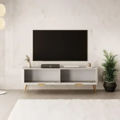 Tv Meubels-Meubella - TV-Meubel Lima - Beige - 163 cm