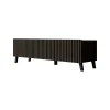 Meubella - TV-Meubel Pepinos 2 - Mat zwart - 150 cm