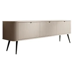Tv Meubels-Meubella - TV-Meubel Zakari - Beige - 168 cm