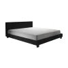 Meubella - Tweepersoonsbed George - Zwart - 180x200 cm