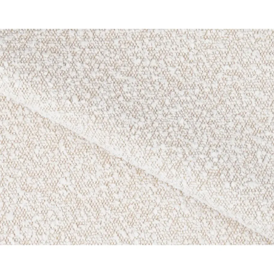 Meubella - Tweepersoonsbed Excalibur - Beige teddystof - 160x200 cm