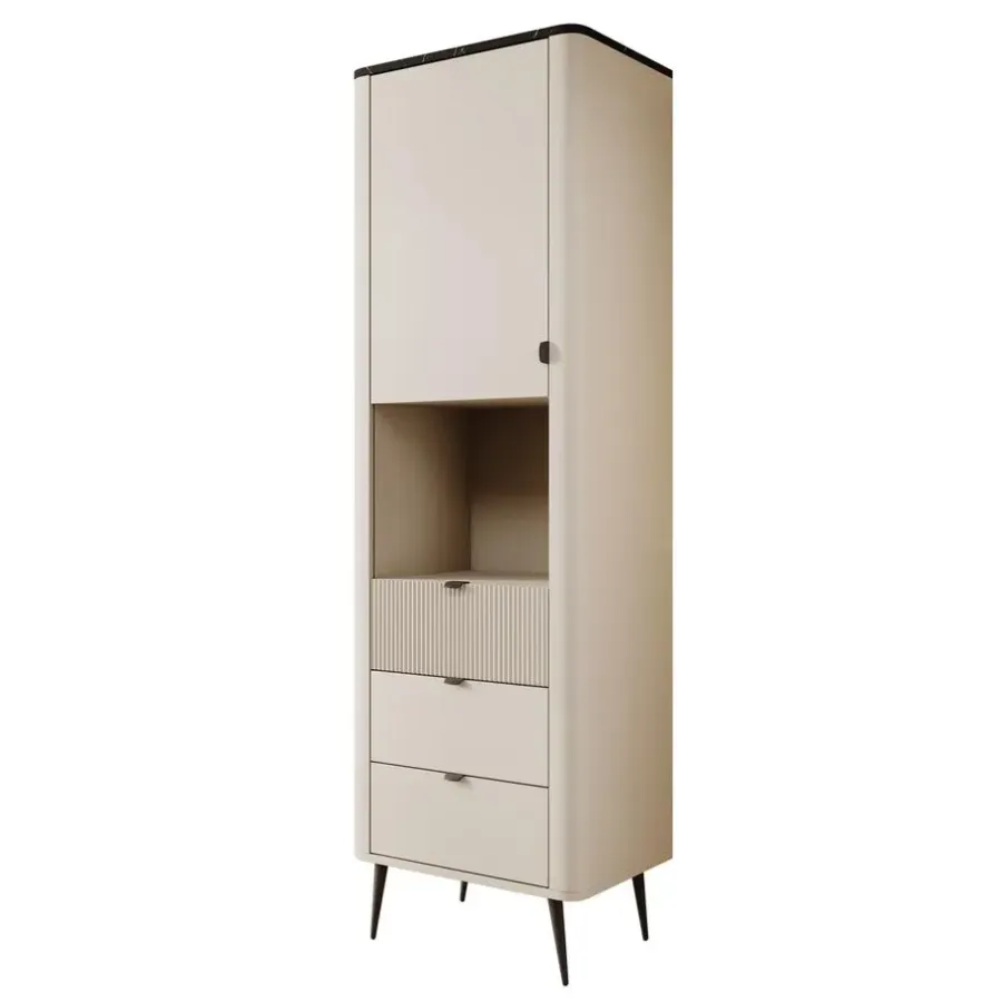 Wandkasten-Meubella - Wandkast Mace - Beige - 60 cm