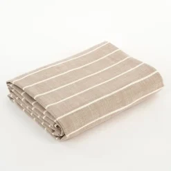 Tafelkleden-Mica Decorations Alivo Tafelkleed - L250 x B140 cm - Beige, Wit