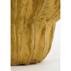 Mica Decorations Altea Vaas - H28 x Ø24,5 cm - Keramiek - Goud