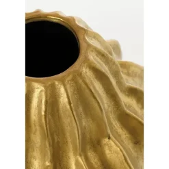 Mica Decorations Altea Vaas - H28 x Ø24,5 cm - Keramiek - Goud