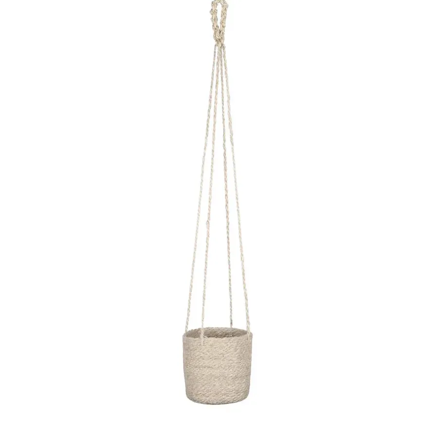 Mica Decorations Atlantic Mand voor Planten Set van 2 - Ø16 cm - Crème
