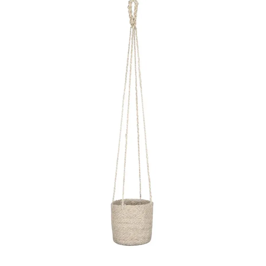 Mica Decorations Atlantic Mand voor Planten Set van 2 - Ø16 cm - Crème