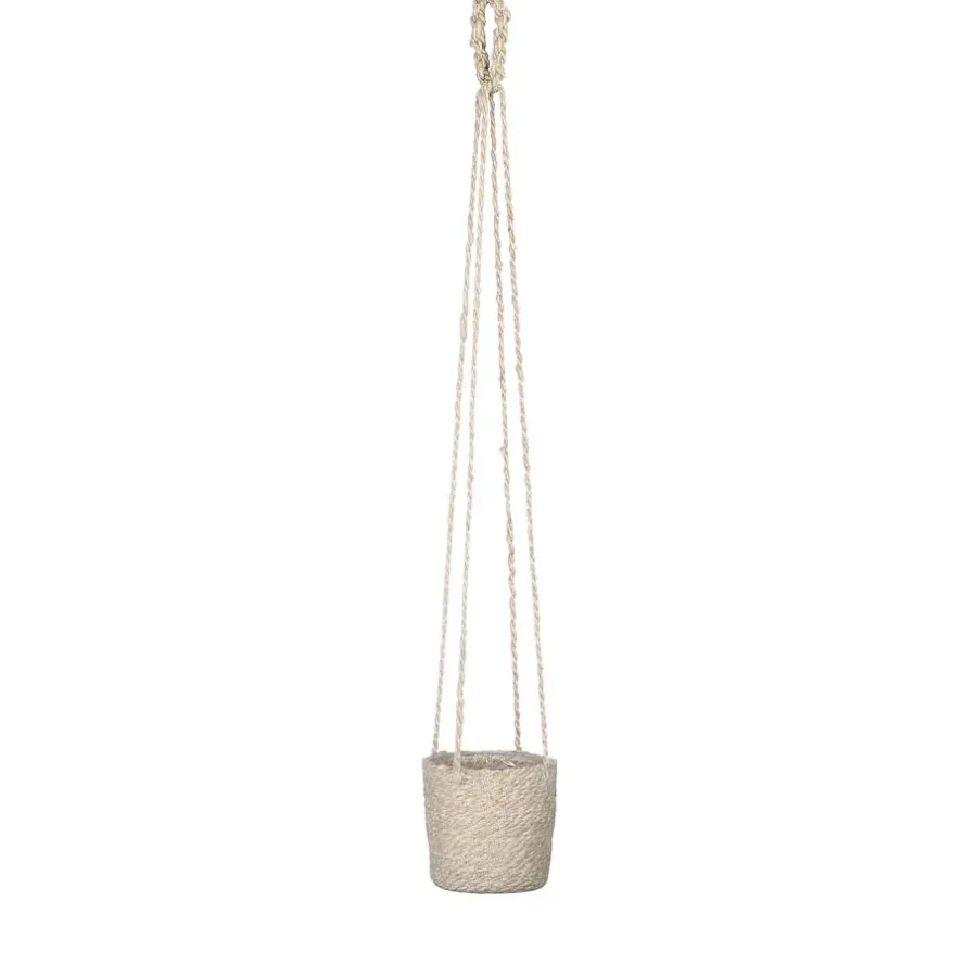 Mica Decorations Atlantic Mand voor Planten Set van 2 - Ø16 cm - Crème