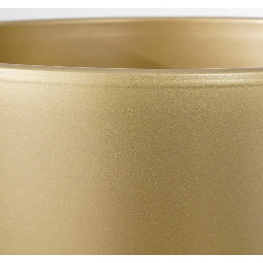Bloempotten|Bloempotten Voor Binnen-Mica Decorations Bloempot - goud - glanzend - keramiek - 19 x 18 cm