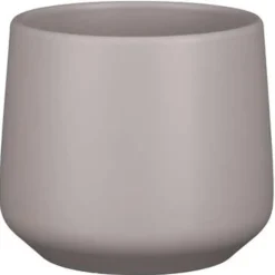 Bloempotten|Bloempotten Voor Binnen-Mica Decorations Bloempot - taupe - mat - keramiek - 15 x 14 cm