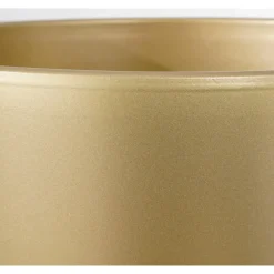 Mica Decorations Bloempot - goudkleurig - keramiek - 25 x 23 cm