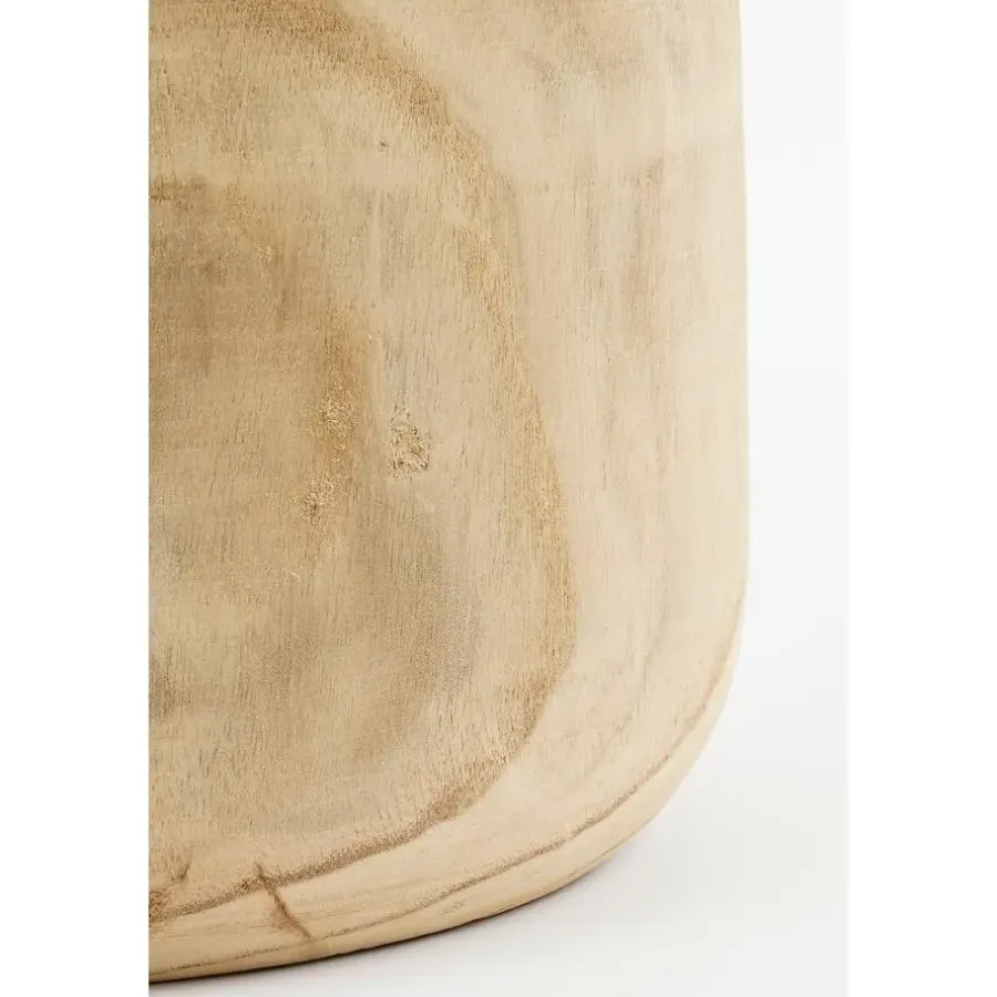 Mica Decorations Bloempot - hout - voor binnen en buiten - 31 cm