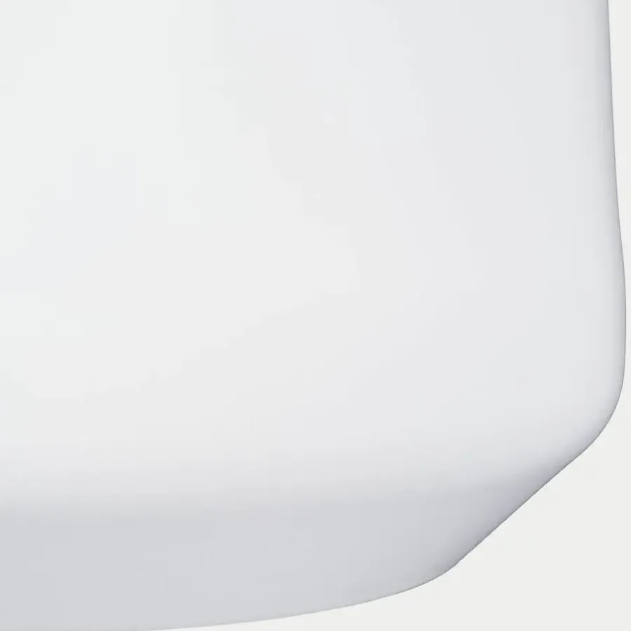Bloempotten-Mica Decorations Bloempot - wit - mat - keramiek - H26/D28 cm