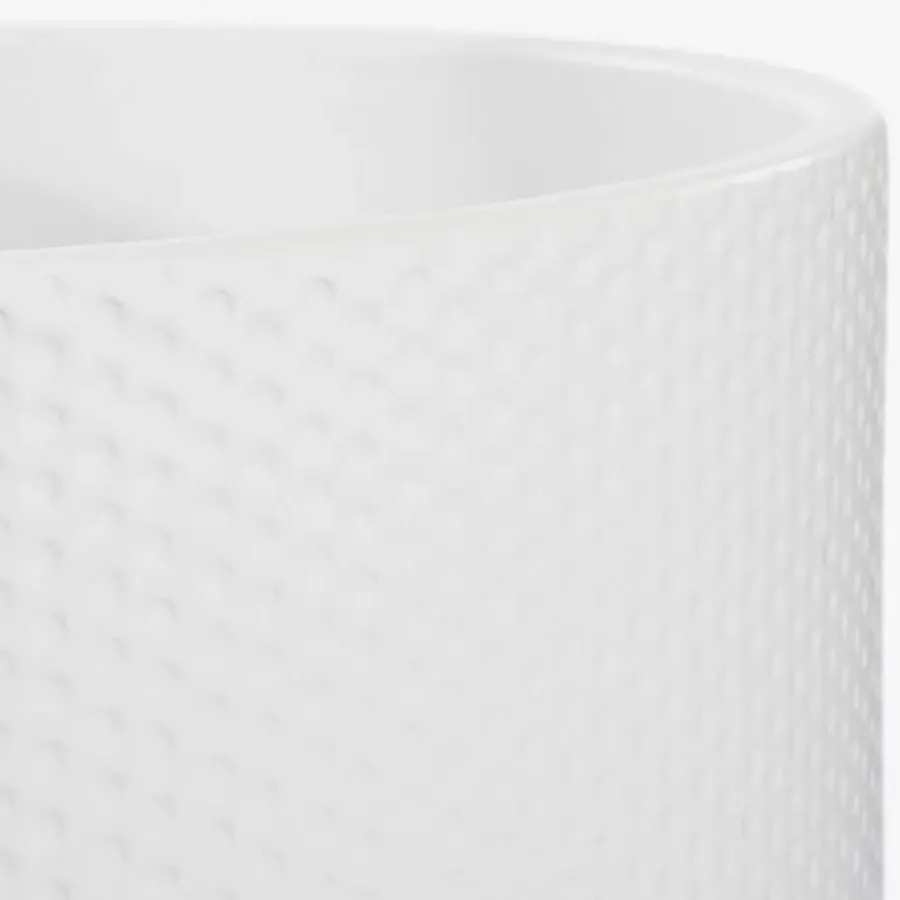 Mica Decorations Bloempot - wit - keramiek - D14 x H13 cm