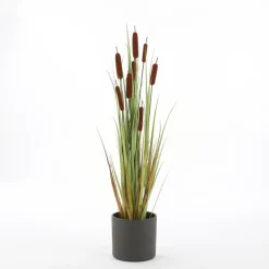 Mica Decorations Bloempot - donkergrijs - mat - keramiek - 23 x 21 cm